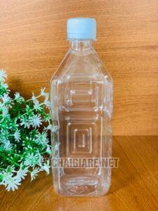 Chai rượu nhựa dẹp 500ML