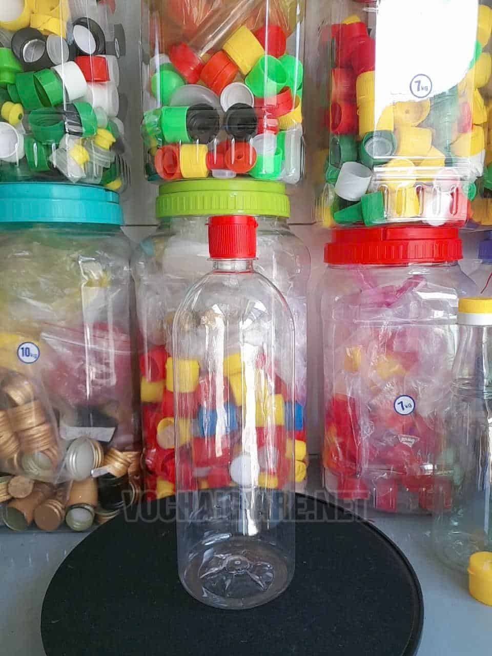 Chai nhựa 1 lít nắp bật - Ảnh 6